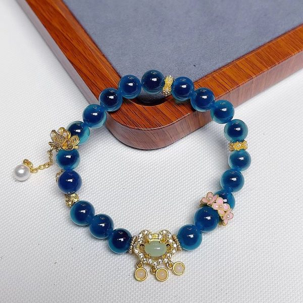 Blue Agate Energy Bracelet - Image 4