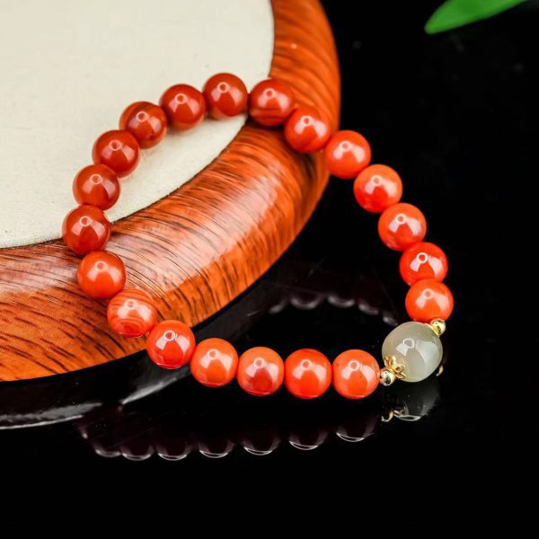 Nanhong Hetian Jade Energy Bracelet