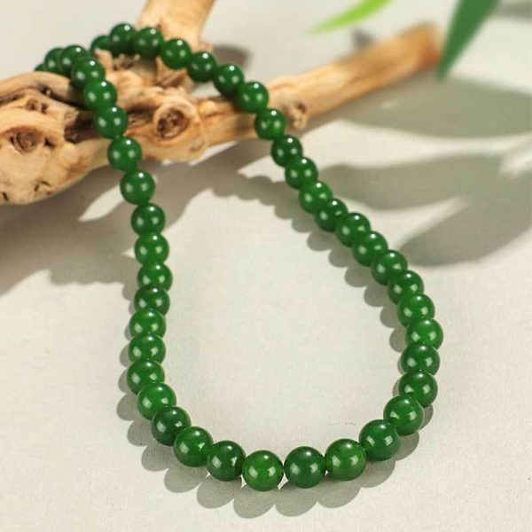 Chrysoprase Bead Necklace