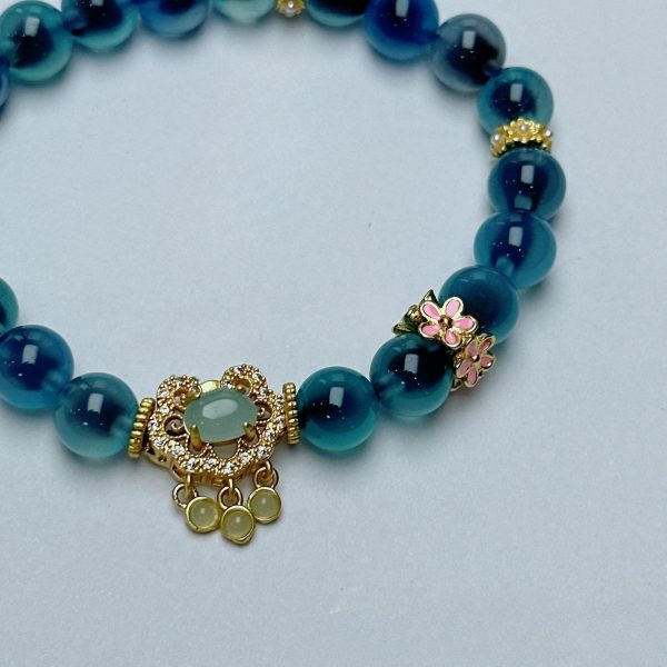 Blue Agate Energy Bracelet